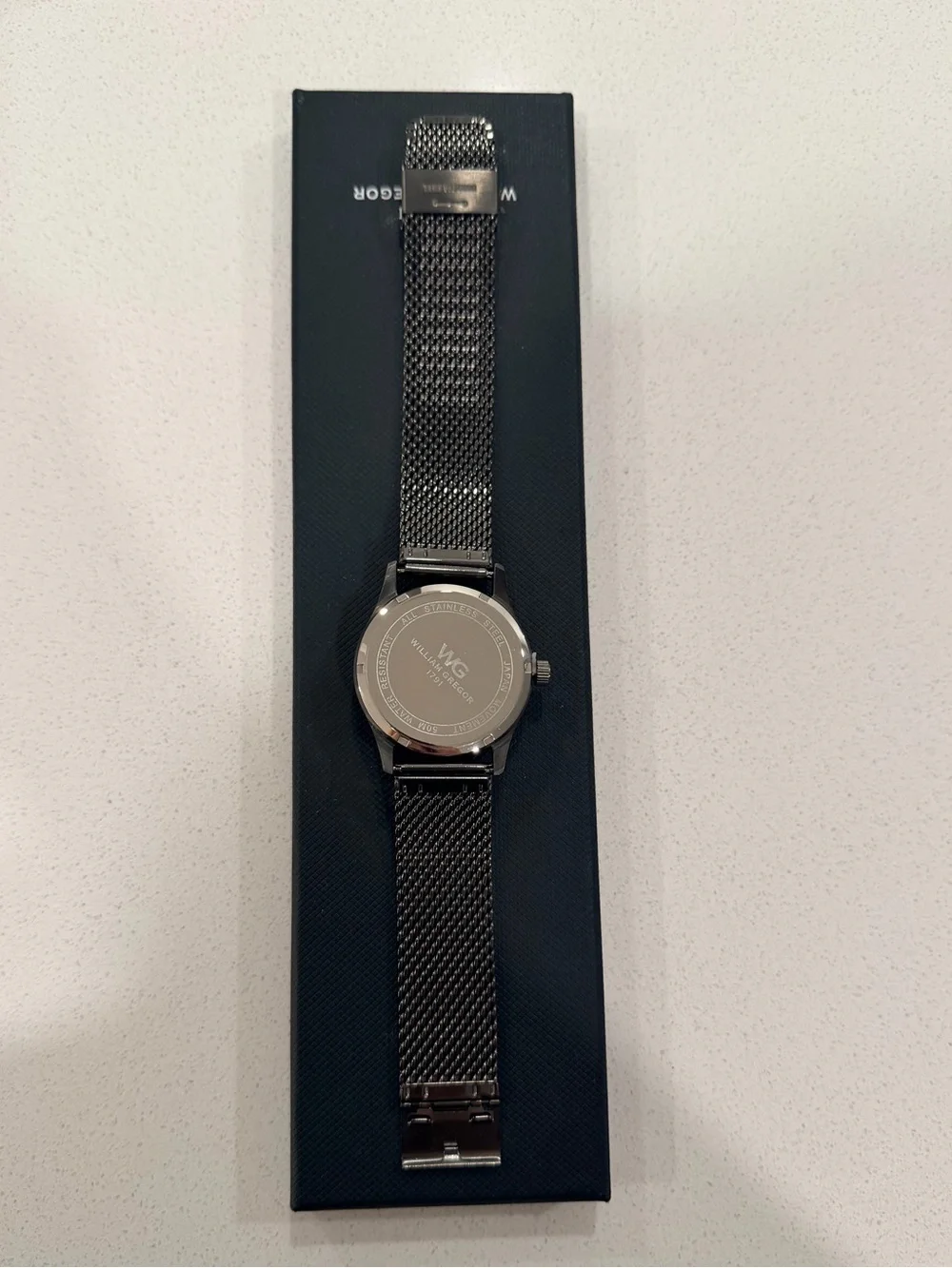 Silver Mesh Men’s Watch - Silver Dial